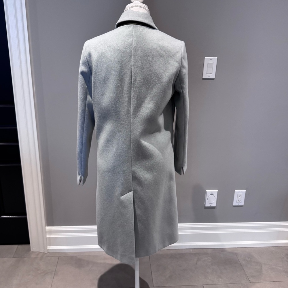 Light Blue Double-Breasted Coat - Picture 2 of 4